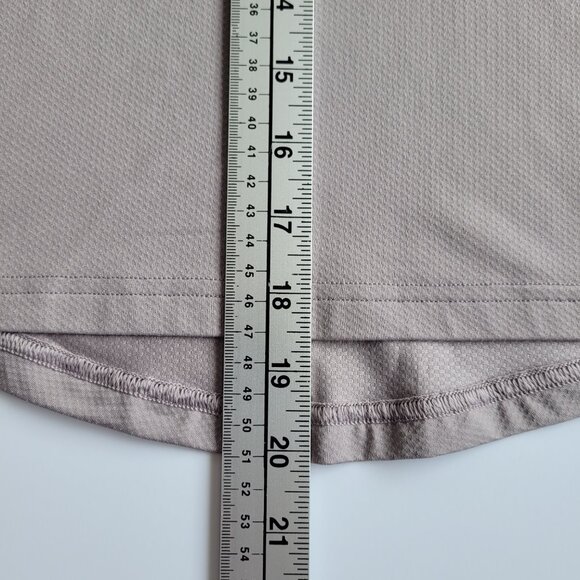 Lululemon Ventilated Open-Back Training T-Shirt Mauve Grey - Picture 6 of 9